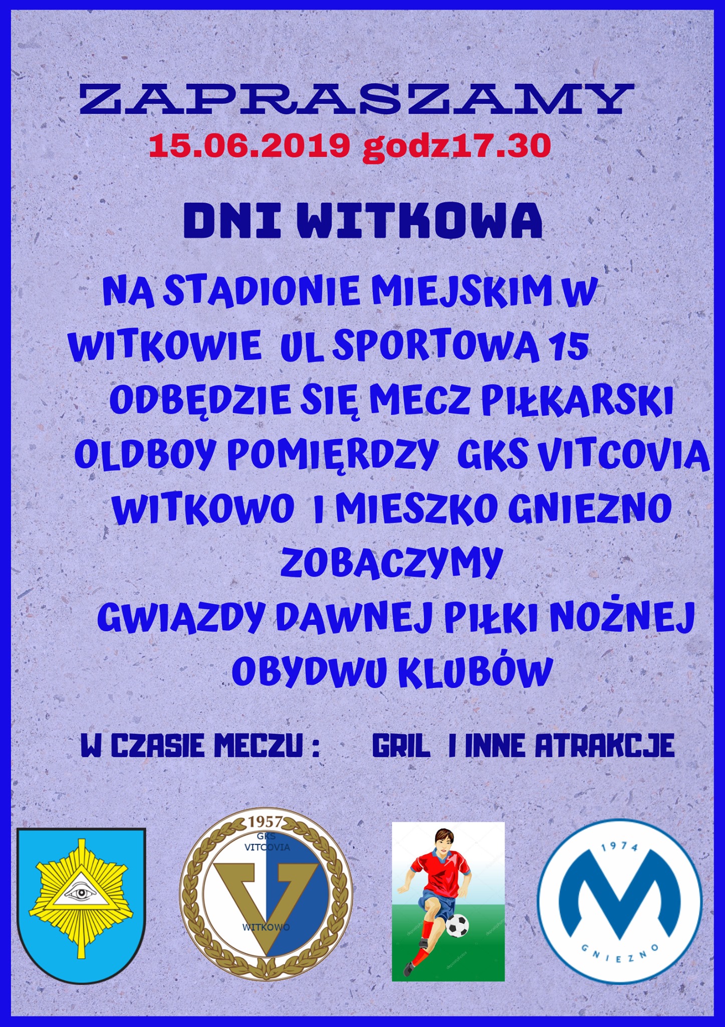 Mecz piłkarski Old Boy: GKS „Vitcovia” Witkowo - „Mieszko” Gniezno